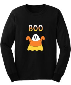 Candy Corn Boo Ghost Long Sleeve