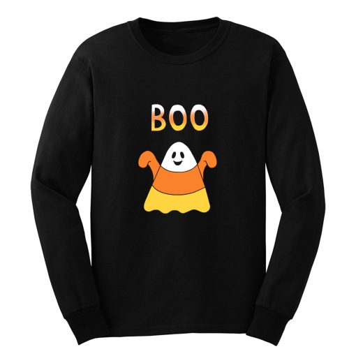 Candy Corn Boo Ghost Long Sleeve