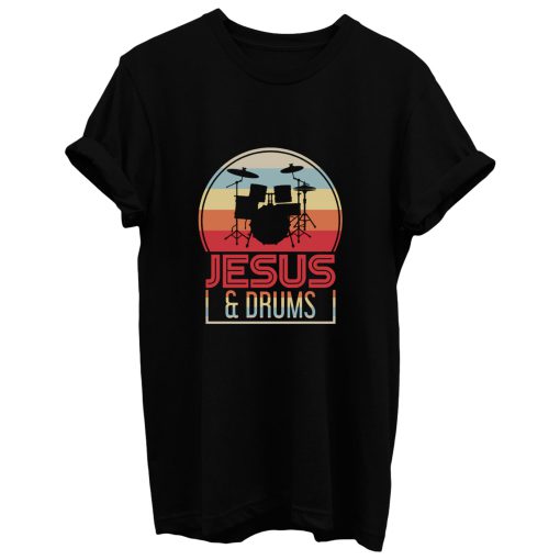 Christian Drummer Drums Music Jesus Christ T Shirt