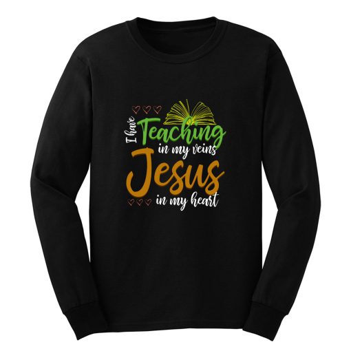 Christian School Teacher Pray Jesus Christ Long Sleeve