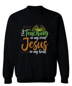 Christian School Teacher Pray Jesus Christ Sweatshirt