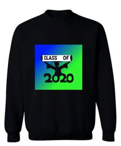 Class Of 2020 Green Blue Grad Sweatshirt