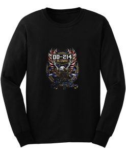 Dd 214 Alumni Veteran Military Armed Forces Patriotic American Eagle Long Sleeve