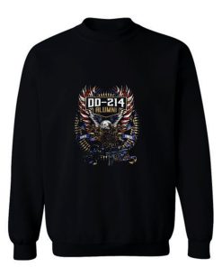 Dd 214 Alumni Veteran Military Armed Forces Patriotic American Eagle Sweatshirt