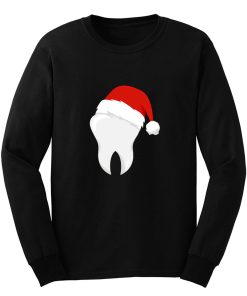 Dentist Teeth Christmas Hat Tooth Long Sleeve