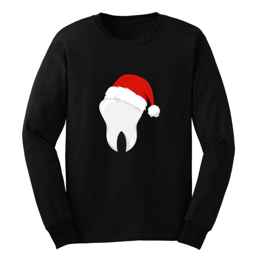 Dentist Teeth Christmas Hat Tooth Long Sleeve