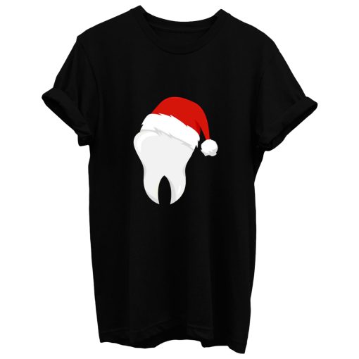 Dentist Teeth Christmas Hat Tooth T Shirt