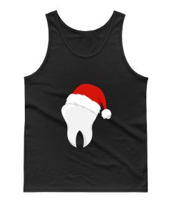 Dentist Teeth Christmas Hat Tooth Tank Top