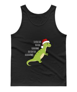 Dinosaur Fa Ra Ra Rawr Rawr Christmas T Rex Xmas Tank Top