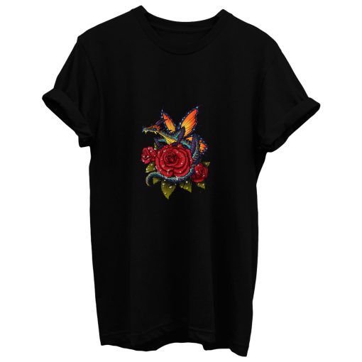 Dragon Rose T Shirt