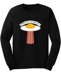 Eggstraterrestrial With Text Long Sleeve