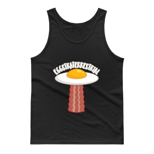 Eggstraterrestrial With Text Tank Top