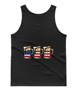 For Men Beer American Flag Women Merica Tank Top