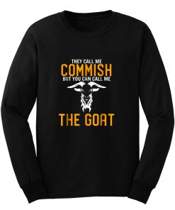 Funny Fantasy Football Commish Goat Long Sleeve