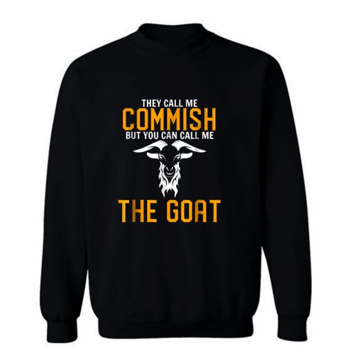 Funny Fantasy Football Commish Goat Sweatshirt