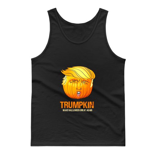 Funny Trump Halloween Trumpkin Tank Top