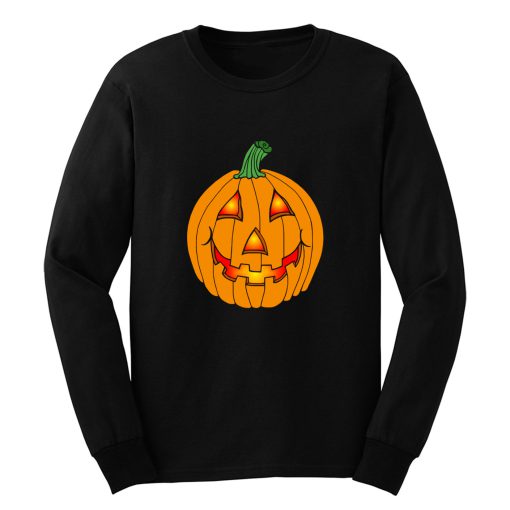 Glowing Happy Jack O Lantern Long Sleeve