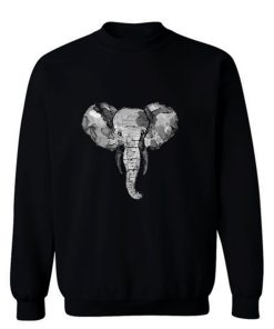 Grey African Elephant Sweatshirt
