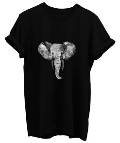 Grey African Elephant T Shirt