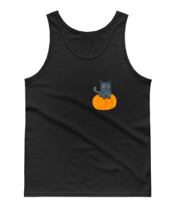 Halloween Black Cat Kitty Cat Tank Top