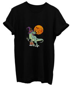 Halloween Witchy Dinosaur T Rex Horror Halloween T Rex T Shirt