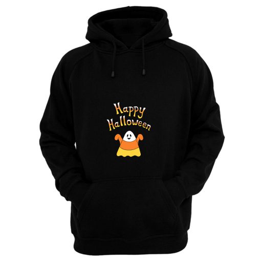 Happy Halloween Candy Corn Ghost Hoodie