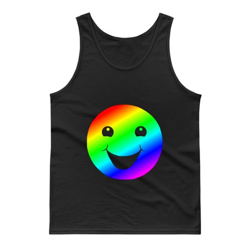 Happy Rainbow Smile Tank Top