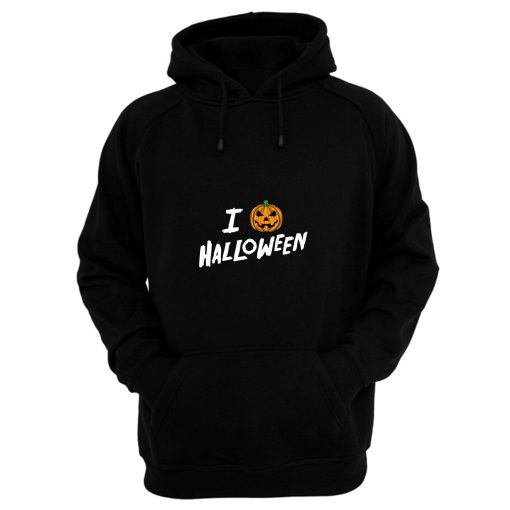 I Love Halloween Jack O Lantern Hoodie