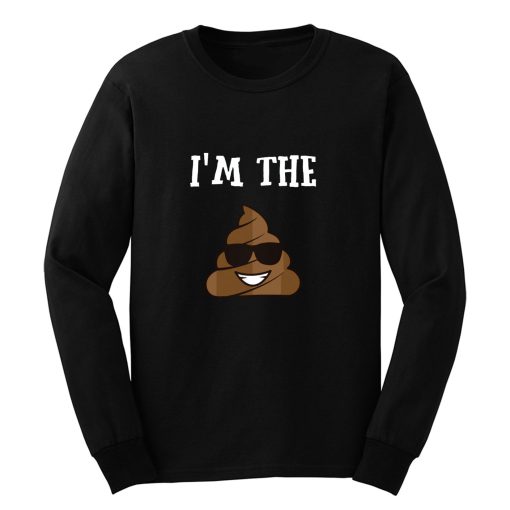 Im The Poop Emoji Funny Sarcasm Christmas Long Sleeve