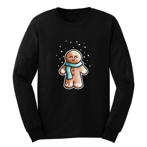 Kawaii Cute Gingerbread Person Long Sleeve