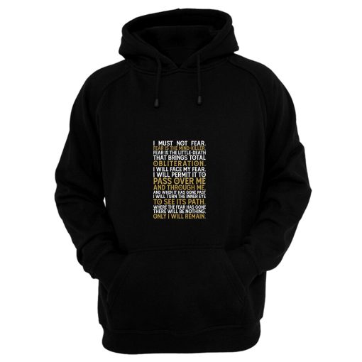 Letany Against Fear Hoodie