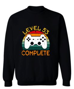 Level 53 Complete 53rd Wedding Anniversary Sweatshirt