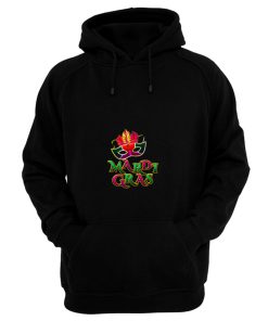 Mardi Gras Mask Party Carnival Festival Mask Hoodie