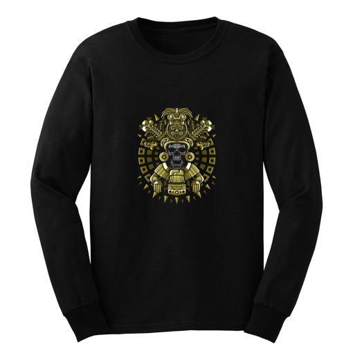 Mayan Skull Long Sleeve