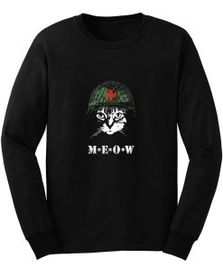 Meow Mash Cat Army Long Sleeve