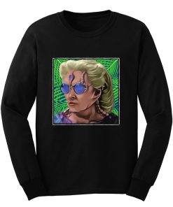 Murder Lizard Woman Mom With Sunglasses Tropical Au Long Sleeve