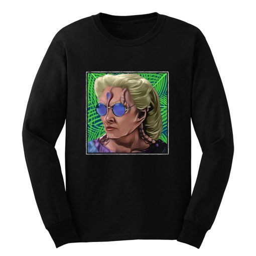 Murder Lizard Woman Mom With Sunglasses Tropical Au Long Sleeve