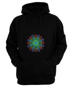 Neon Mandala Hoodie