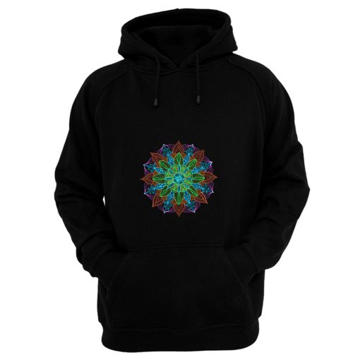 Neon Mandala Hoodie