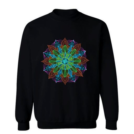 Neon Mandala Sweatshirt
