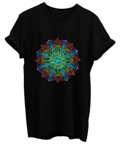 Neon Mandala T Shirt