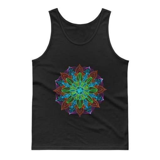 Neon Mandala Tank Top