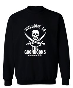 Never Say Die Skull Pirate Sweatshirt