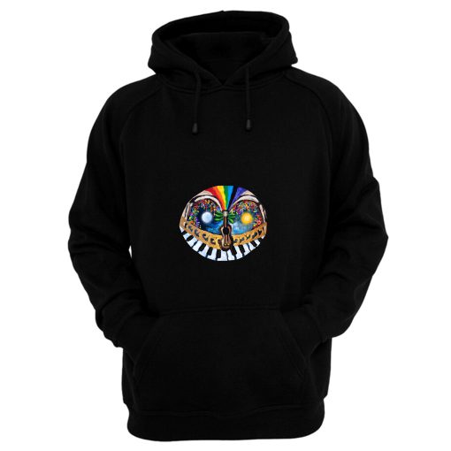 Night And Day Musical Balcony Landscape Hoodie