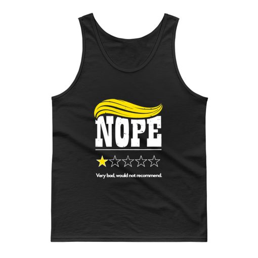 Nope Trump Hair Tank Top