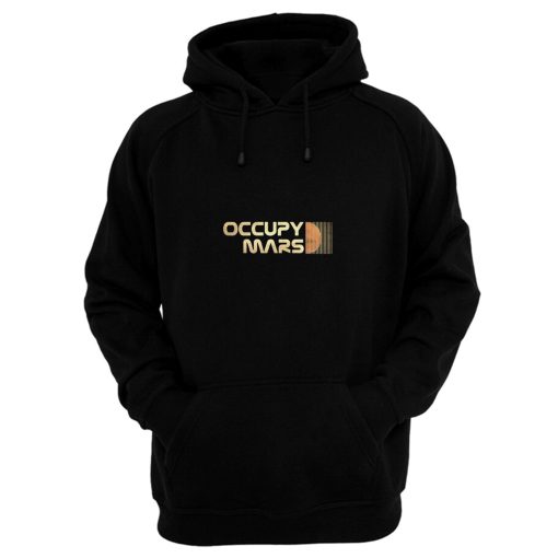 Occupy Mars Retro Hoodie