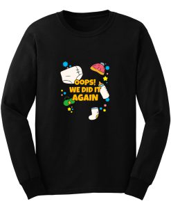 Oops We Did It Again Pregnancy Announcement Baby Long Sleeve