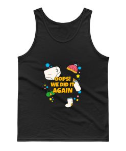 Oops We Did It Again Pregnancy Announcement Baby Tank Top