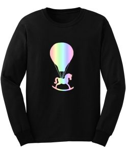 Pastel Rocking Horse Hot Air Balloon Long Sleeve