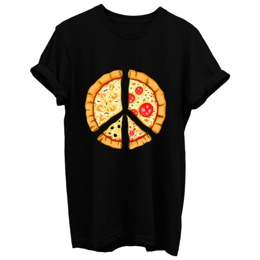 Peace A Pizza T Shirt